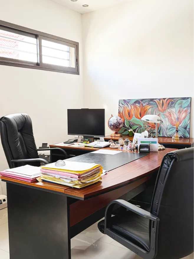 Escritorio de trabajo del Estudio